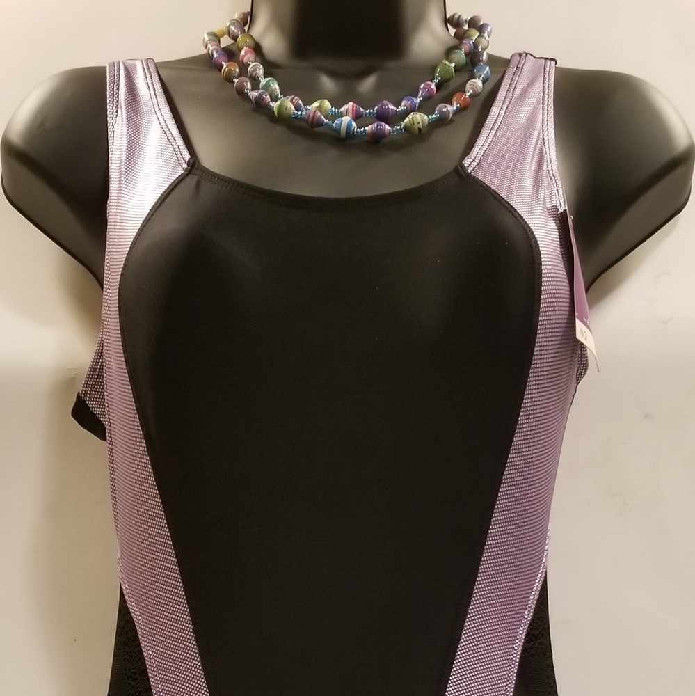 Basic Intimates Black One-piece Swimwear (NWT)